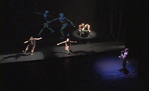 picture of 3d mannequins in the dance performance fibonacci and phi