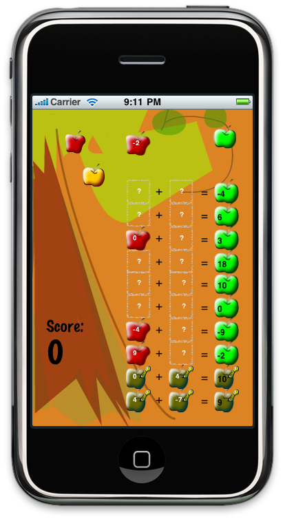 thumbnail of mathematris game project iphone version