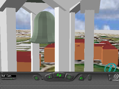 screenshot of VRML camppus chapel bell