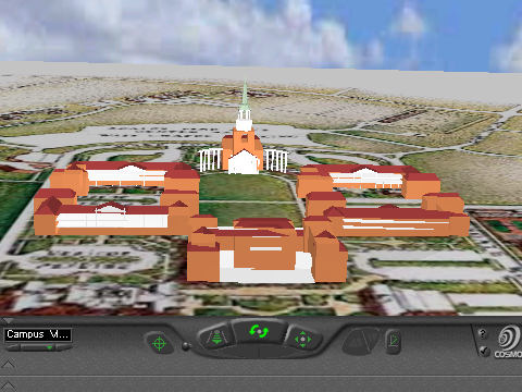 screenshot of VRML campus